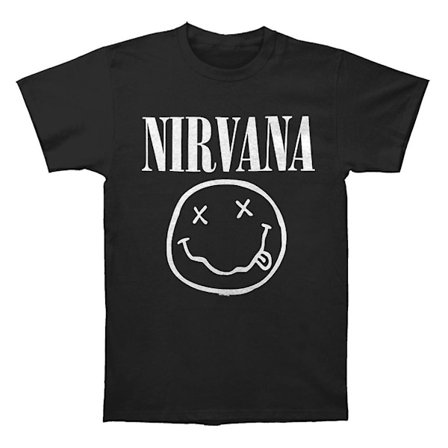 Nirvana White Smiley T-shirt