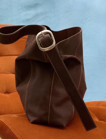 Becksöndergaard Panel Mae Buckle Bag - Brown - ONE SIZE