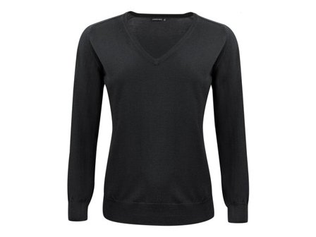 J. HARVEST & FROST Tröja merino J.HoF v-ring dam svart XS - Lyreco - Yrkeskläder - Tröjor och Sweatshirts - Stickat