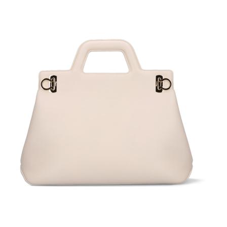 Salvatore Ferragamo, Handbags Beige, Dames, Maat:ONE Size
