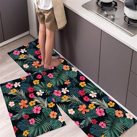 Kök Golvmatta Hem Entré Dörrmatta Lyx Dekoration Matta för Vardagsrum Anti-Slip Badrum Matta Hallway Långa Mattor