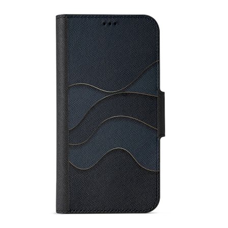 Naive iPhone 11 Plånboksfodral - Golden Waves