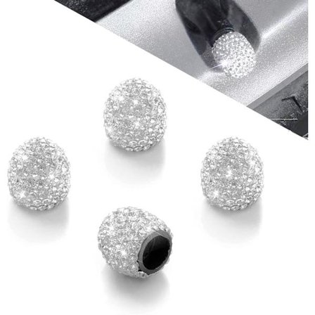 Bling Ventilhattar, 4-pack Däckventilhattar, Universal Ha