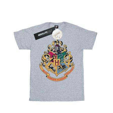 Harry Potter Dam/Kvinnor Hogwarts Crest Guld Bläck Bomull Pojkvän