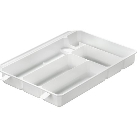 Bestik / Redskabslåde Reda 5 rum Orthex Hvid