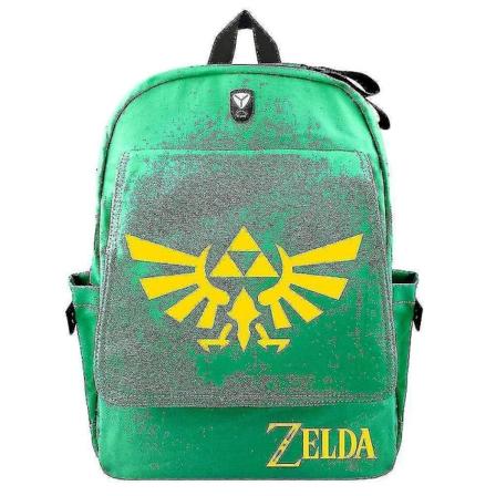 Zelda Legend Ryggsäck Student Cartoon Anime Bag Canvas Ryggsäck