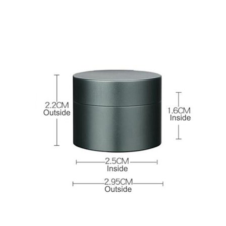 Mini aluminiumslegering vanntett flaskekapselforseglingsflaske EDC W