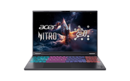 Acer Nitro 16S WQ/R7-350/32/1024/5070ti/11H - 16tum 180 Hz gaminglaptop med AMD Ryzen AI 7 350 processor