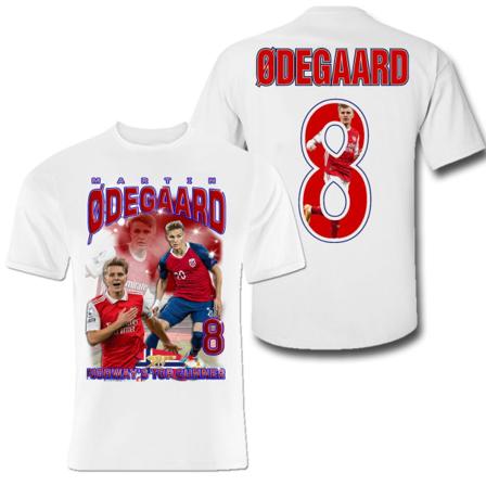 Martin Ødegaard Arsenal Norjan pelaajan t-paita urheilupaita M