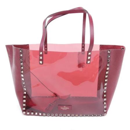 Valentino Vintage Pre-owned Tote Tass , Rood , Dames , Maat: ONE Size Vintage Tassen