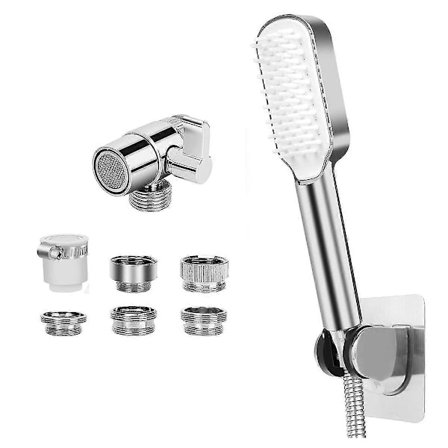 Hundebruser til badekararmatur, kæledyrsbruser med 6 adaptere, 200 cm slange til hårvask