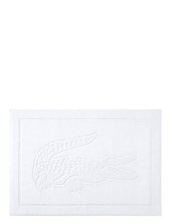 Llacoste Bath Mat Home Textiles Rugs & Carpets Bath Rugs Hvit Lacoste Home*Betinget Tilbud