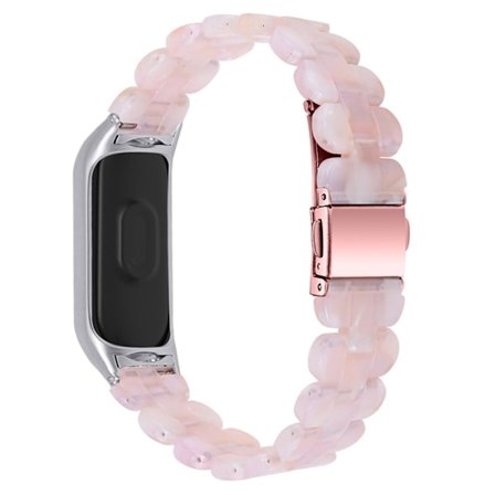 Xiaomi Mi Smart Band 6 / Band 5 coolt klockarmband i harts - Rosa