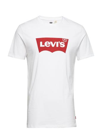 Graphic Setin Neck Hm Graphic T-shirts Short-sleeved Vit LEVI ́S Men