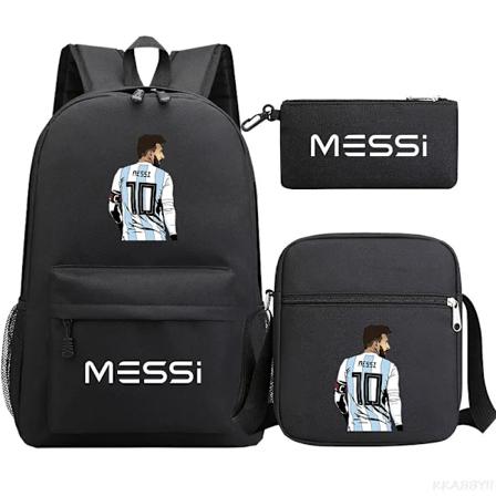 Fotball Messi Ryggsekk 3-delt Light Green