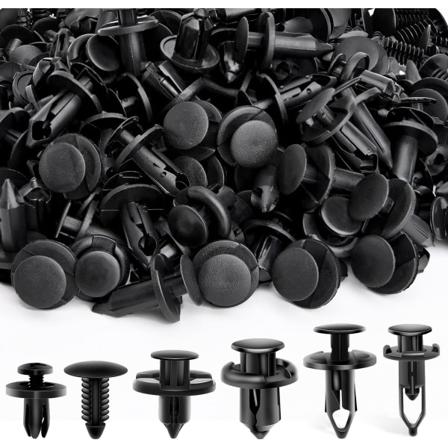 200 stk bilklips 6mm 7mm 8mm 9mm 10mm ekspansjonsskruer erstatningssett for GM Ford Toyota Honda Chrysler Nissan