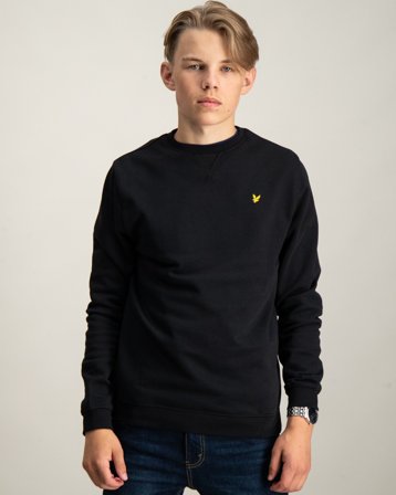 Lyle & Scott Crew Neck Sweatshirt Zwart Truien Jongens - Kids Brand Store