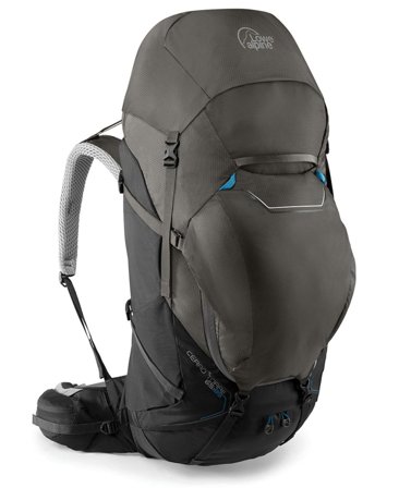 Lowe Alpine Cerro Torre 65:85 Svart / Greyhound