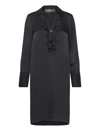 Mmayo Dress Dresses Shirt Dresses Svart MOS MOSH*Betinget Tilbud