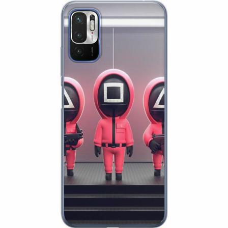 Xiaomi Redmi Note 10 5g Genomskinligt Skal Squid Game