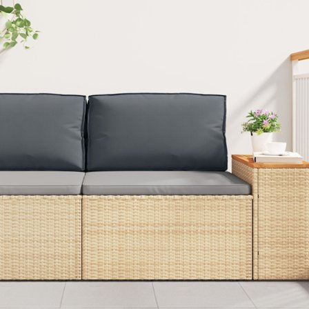 Kudde Antracit 70 x 40 x 12 cm Oxford Tyg