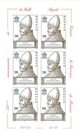 Monaco 1997 - YT 2137 - Postfrisk miniark