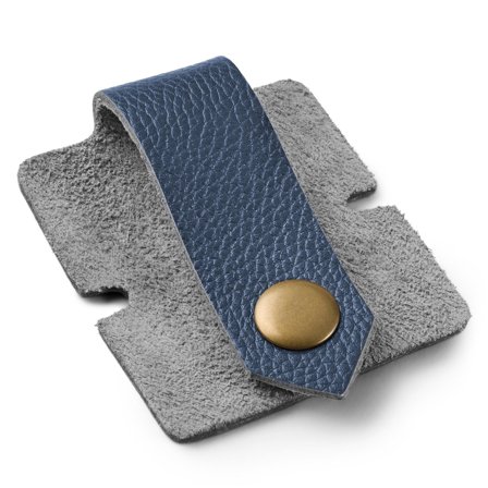 Kaapelijärjestelijä | Laivastonsininen nahka | Suuri for Men