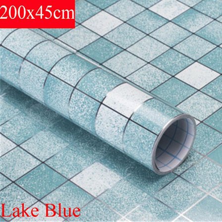 Öljynkestävä tapettitarratapetti LAKE BLUE 200X45CM - spot-ale