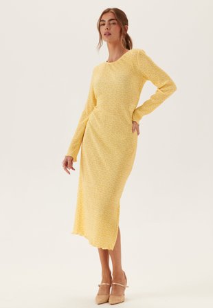 Pieces - Pcflora Ls Midi Dress