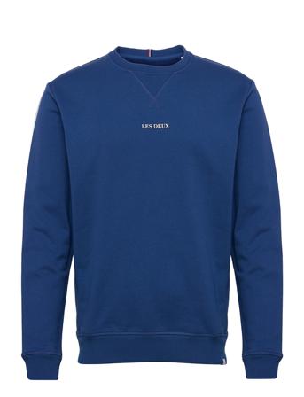 Lens Sweatshirt Sweat-shirt Tröja Blå Les Deux