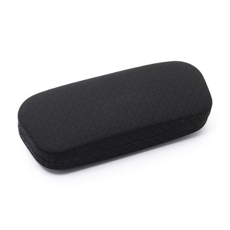 Hardshell Brilleetui med mykt mønstret kunstskinn - Velg farge