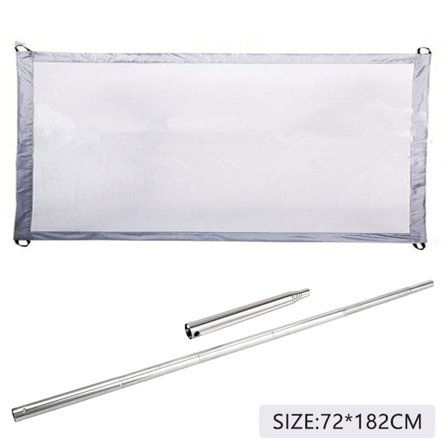 Hushållens Magic Dog Gate justerbar bredd Pet staket trappa skyddsnät