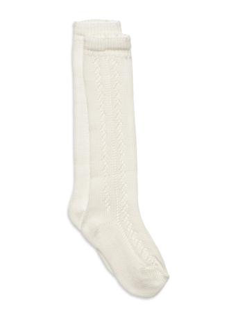 Knee Socks Pointelle Socks & Tights Socks Hvid MarMar Cph