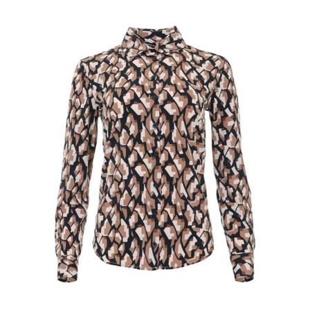 Maicazz Garbi Blouse Broken Stone , Bruin , Dames , Maat: 3XL