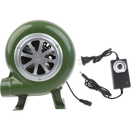 Kraftfull BBQ Fläkt Grill Kolstarter BBQ Fläkt, Rök Elektrisk Fläkt AC100-240V 2900rpm Justerbar Snabb 80W - Euro Standard