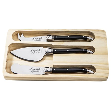 Laguiole Juustoveitset 3 kpl, musta