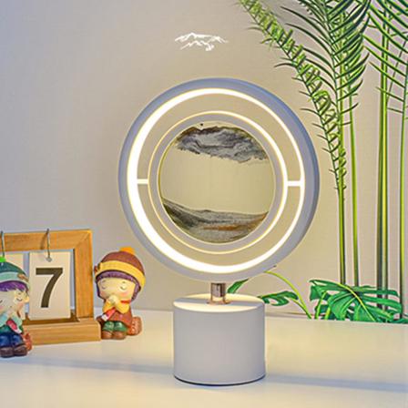 3D Mobil Sandmaleri, 360 Roterende Kviksand Bordlampe