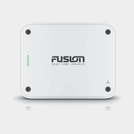 Amplificador marino Fusion Apollo MS-AP41200, 12 V, 1200 W, blanco, con 4 canales