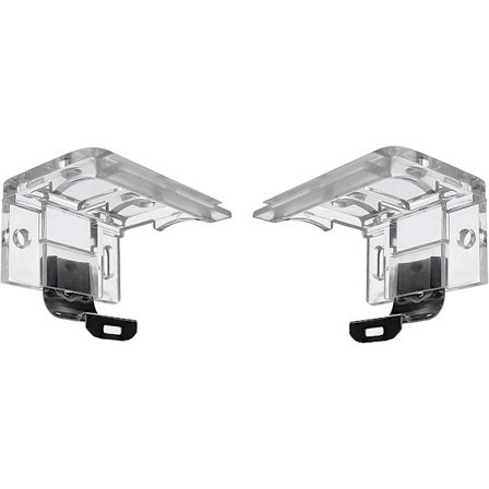 2 stk. monteringsbrakett med metallklips for 1" (25 mm) PVC trådløse