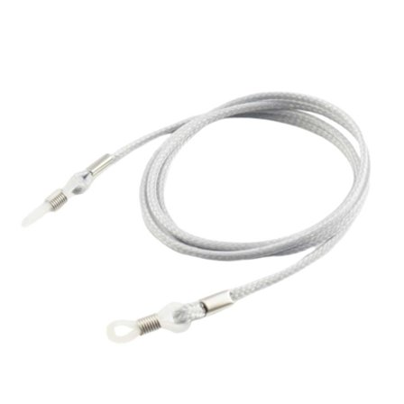 Seniilinen naru nahkasilla -linjattu silmälasien naru harmaa kurkku