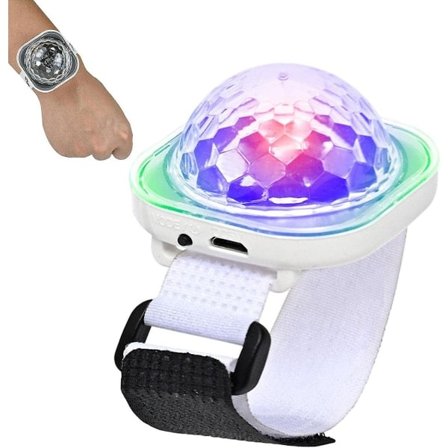 Mini Discolampa, LED Discolampa med 5 Lägen, LED Discolampa USB Laddning Stjärnprojektorlampa