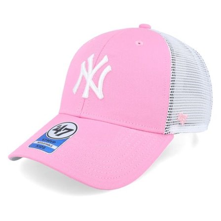47 Brand - MLB Rosa trucker Keps - Kids New York Yankees Branson Mvp Rose/White Trucker @ Hatstore