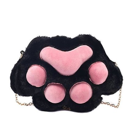 Sød Plys Crossbody Taske til Kvinder, Smart Lille Skuldertaske Mobiltelefonpung til Piger