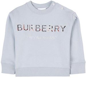 Kids - Burberry Ice Blue Logo Sweatshirt 18 Months - Jumpers and knitwear - 18 months - Blue