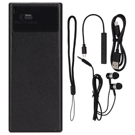 V12 Kannettava digitaalinen ääninauhuri 32 Gt ääniaktivoitu KLB