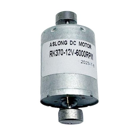 Robust konstruktion DC12V dobbeltaksel 370 vibrationsmotor med lav støj
