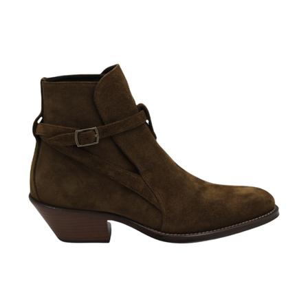 Saint Laurent, Ratched 45 Ankle Boots Brązowy, Kobieta, Rozmiar: 40 EU