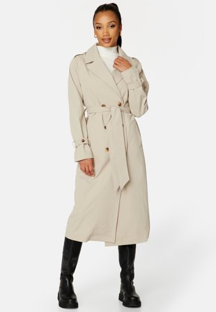 BUBBLEROOM Berlynn Trenchcoat Beige Klær