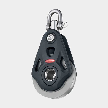 Ronstan Enkel block med swivel serie 60 core för vajer