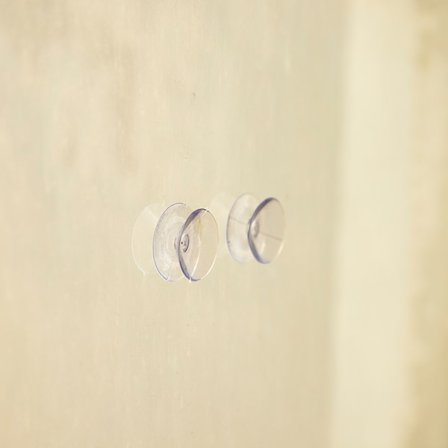 Ny 10 Stk Dobbeltsidet Sugekop - Sugepuder til glas